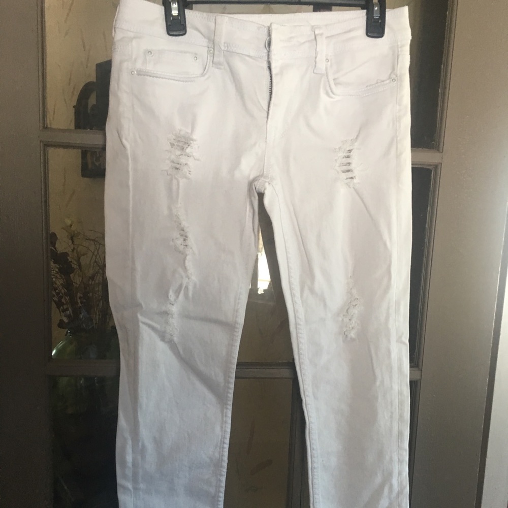 White Skinny Denim Jeans